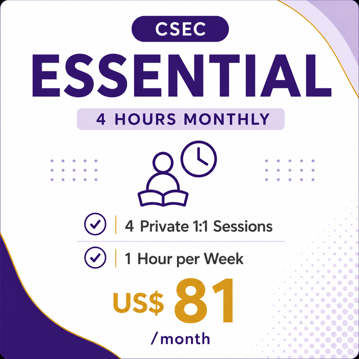 CSEC – Essential Monthly Online Tutoring