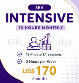 SEA – Intensive Monthly Online Tutoring