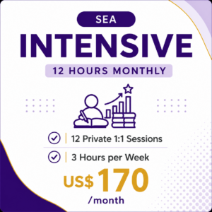 SEA – Intensive Monthly Online Tutoring