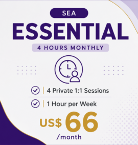 SEA – Essential Monthly Online Tutoring